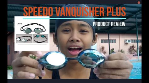 swim goggles review speedo vanquisher plus youtube