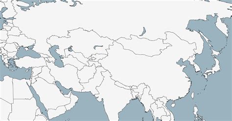 20 Beautiful Blank Map Of Asia With Names