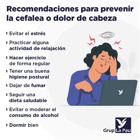 Recomendaciones Para Prevenir La Cefalea Grup La Pau