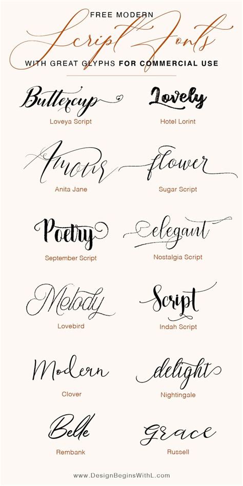 incredible best free script fonts commercial use basic idea typography art ideas