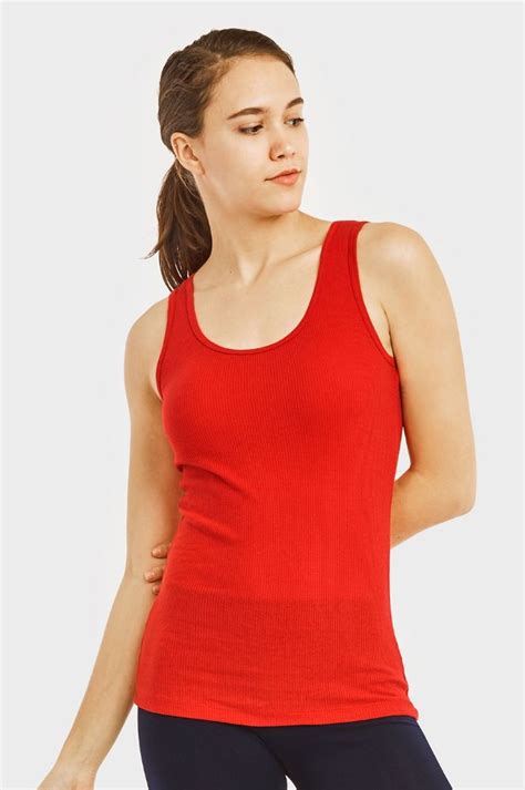 72 Pieces Sofra Ladies A Shirts In Red Womens Camisoles And Tank Tops
