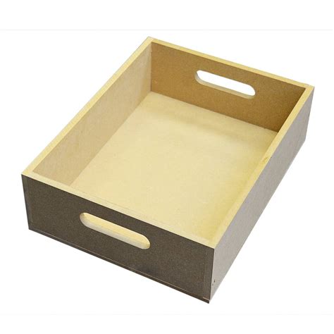 Find The Rtf Mdf Wood Crate With Handles By Artminds® At Michaels