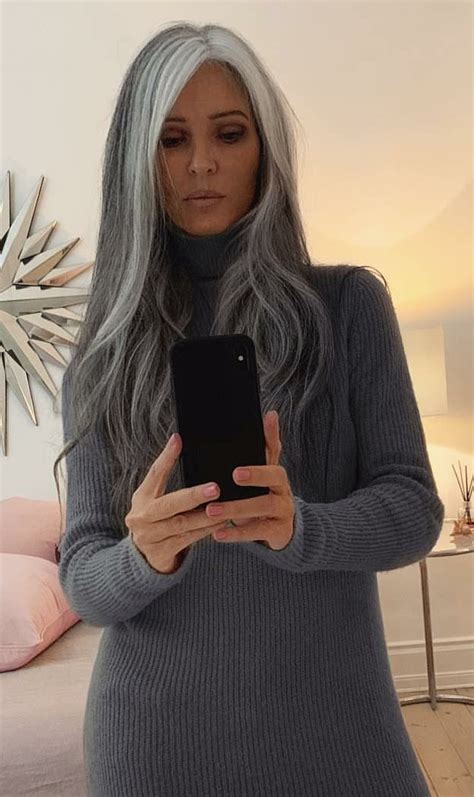 Natural Gray Hair Long Gray Hair Long Silver Hair Silver Hair Color