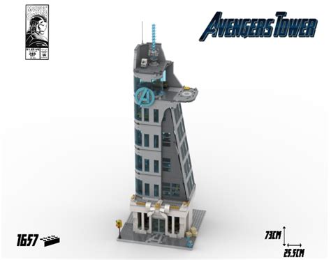 Lego Moc Avengers Tower Daily Bugle Sized Modular By Felix42nd