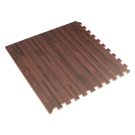 Forest Floor Thick Printed Foam Tiles Premium Wood Grain Interlocking