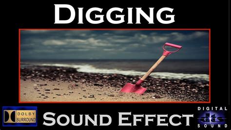 Digging Sound Effect Digging Sound Fx Hd Youtube