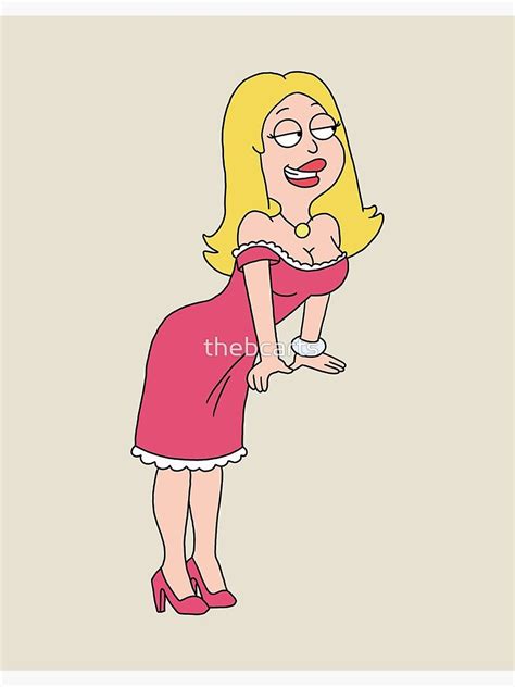 American Dad Hot Francine Art Print For Sale By Thebcarts Redbubble