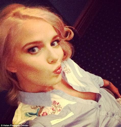 Helen Flanagan Shows Off Her Valentines Look As She Bares Her Breasts