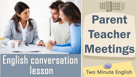 Parent Teacher Meetings English Meeting Conversation Youtube