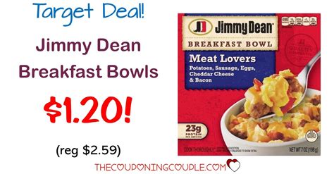 Jimmy Dean Breakfast Bowls Only 100 With Target Deal Reg 219