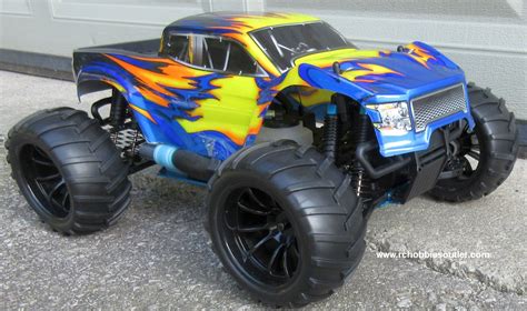 Rc Nitro Gas Monster Truck Hsp 110 Scale 4wd Rtr 24g 70191 1 Year