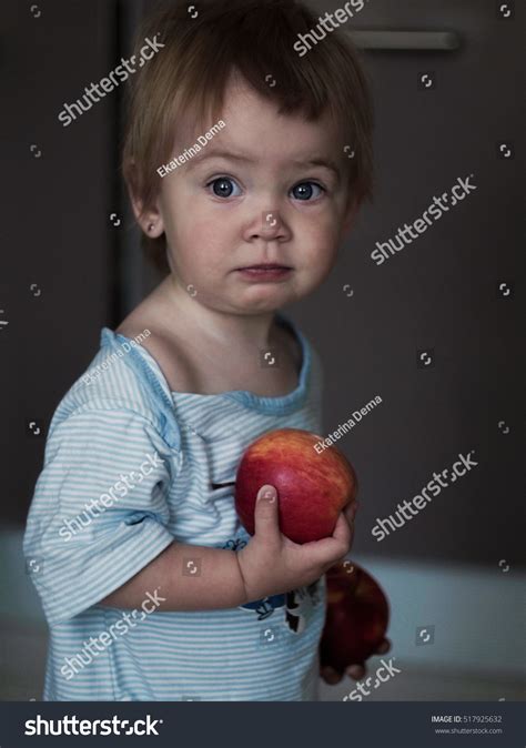 Red Apple Babys Arms Stock Photo 517925632 Shutterstock