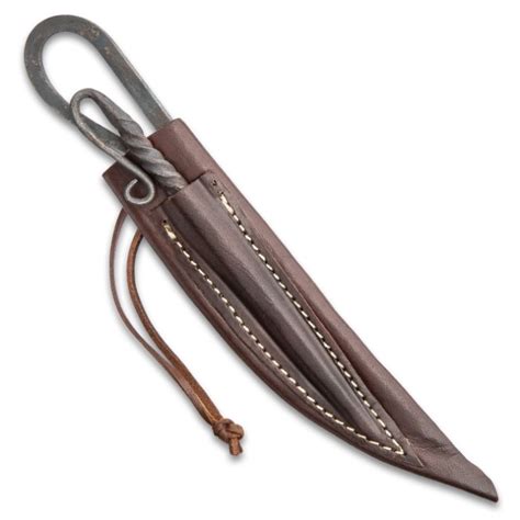 Forged steel offers the widest selection of hand crafted blades and we ship worldwide from master smiths across the globe. Hand-Forged Viking Dining Set With Sheath - High Carbon ...