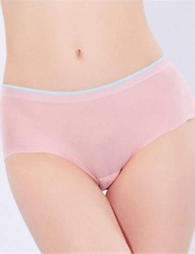 Xly Women Soft Smooth Ultra Thin Panties Lady Cotton Seamless Panty Girl A Piece Of Panties Code