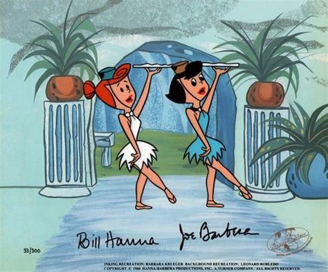 Wilma Betty Waitresses In 2020 Flintstones Flintstone Cartoon