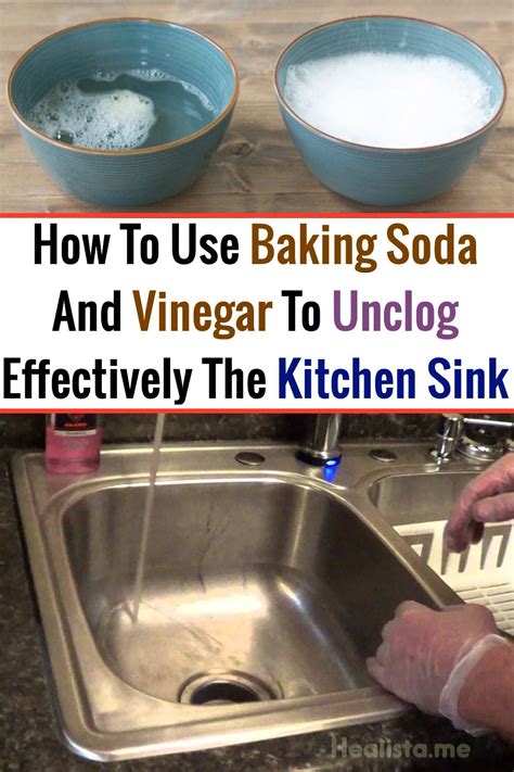 How To Unclog A Bathroom Sink With Baking Soda And Vinegar Unclog