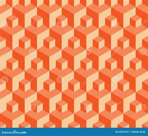 Vector Modern Seamless Colorful Geometry Cube Pattern Color Abstract