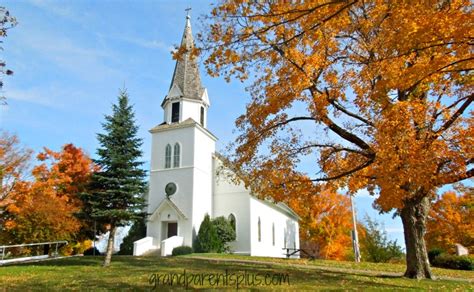 Country Church In The Fall