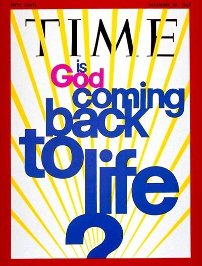Time Magazine Cover Is God Coming Back To Life Dec 26 1969