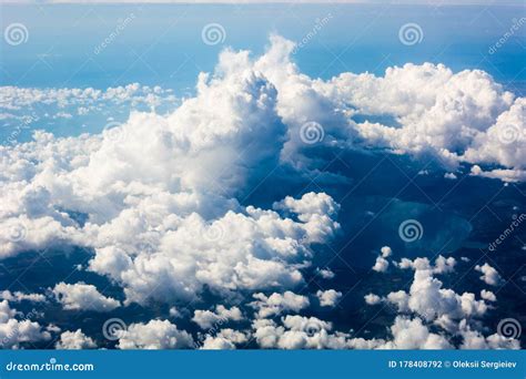 Stratosphere View Of Clouds And The Earth Stock Photo Image Of Earth