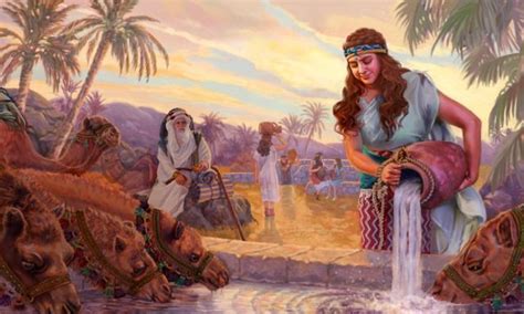 Rebekah In The Bible Had Faith In God Genesis 2458 Bible Pictures