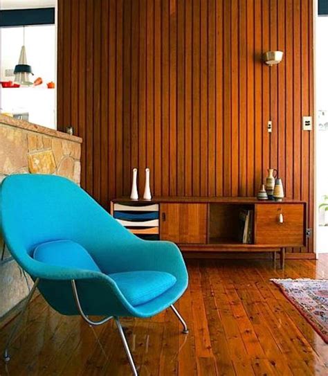 I Love The Wall Hardwood Panelling Mid Century Living Room Decor