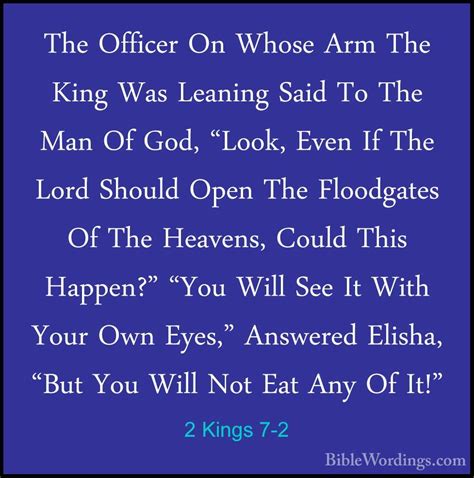 2 Kings 7 Holy Bible English