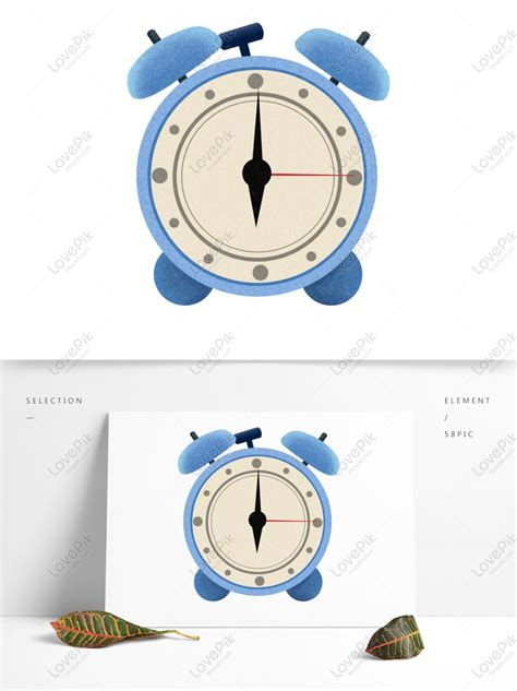 투명한 손으로 그린 귀여운 자명종 시계 일러스트 Png 및 벡터 이미지 무료 다운로드 Lovepik