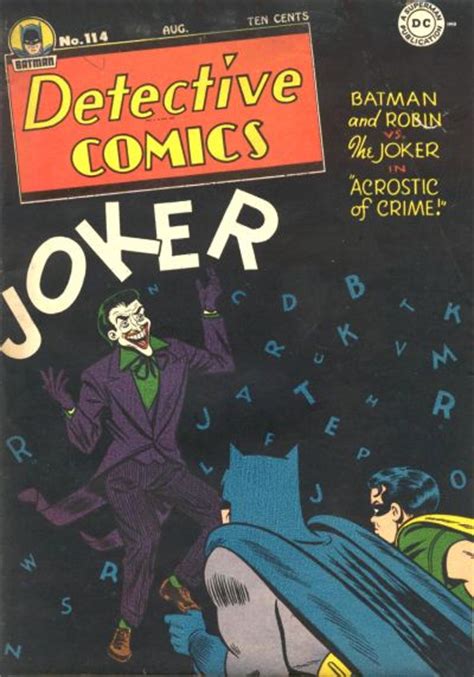 Gcd Cover Detective Comics 114
