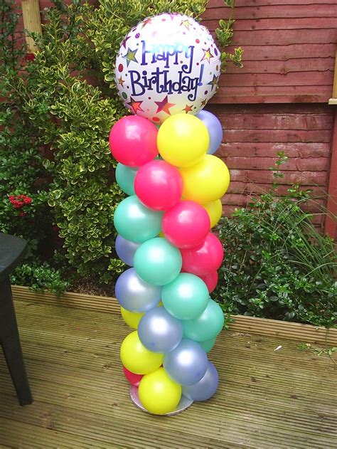 Happy Birthday Column Birthday Party Themes Balloons Balloon