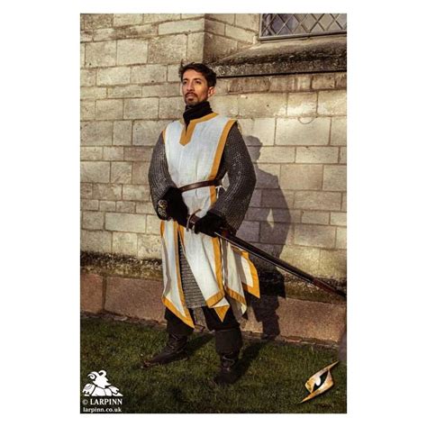 Clement Tabard White And Yellow Coat Of Arms Tabard Medieval Larp