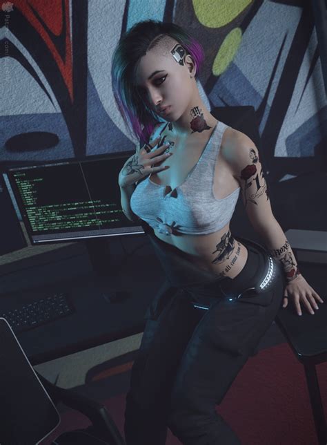 Judy Alvarez Cyberpunk 2077 Miss Ally On Patreon Cyberpunk Girl