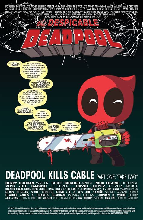 Despicable Deadpool Issue 287 Read Despicable Deadpool Issue 287