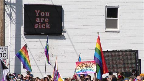 Homophobic Language On Sign Sparks Demonstration In Appleton Woai