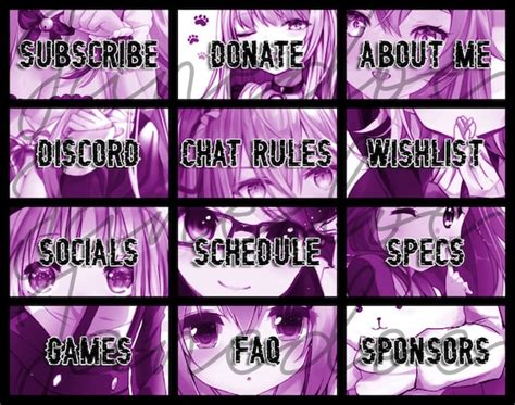 Update More Than 70 Anime Twitch Panels In Duhocakina