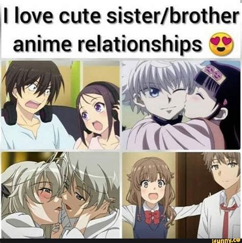 Il Love Cute Sisterbrother Anime Relationships 3 Cute Sister Brother And Sister Anime