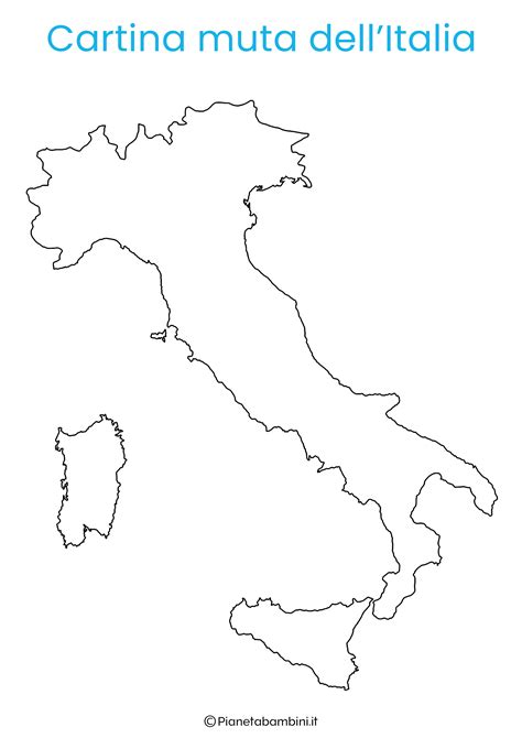 Cartina Politica Muta Italia La Carta Politica Dell Italia