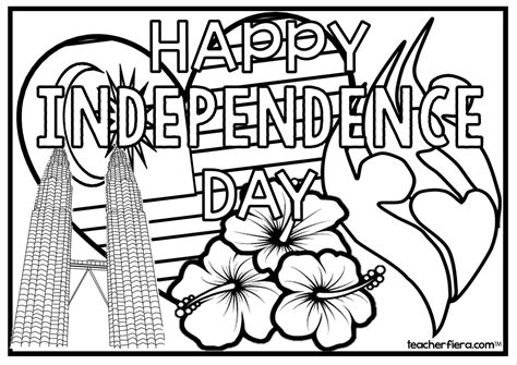 Image result for poster hari kemerdekaan 2018 coloring pages hari kemerdekaan poster. teacherfiera.com: COLOURING SHEETS MALAYSIA INDEPENDENCE ...