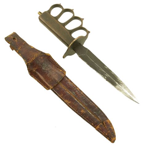 Original Us Wwi M1918 Mark I Modified Trench Knife By L F And C Wit