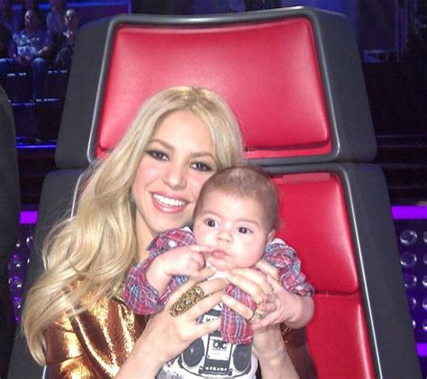 Shakira Llevó A Su Pequeño Hijo De Dos Meses A The Voice Shakira Baby