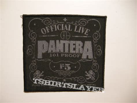 Pantera Official Patch Tshirtslayer Tshirt And Battlejacket Gallery