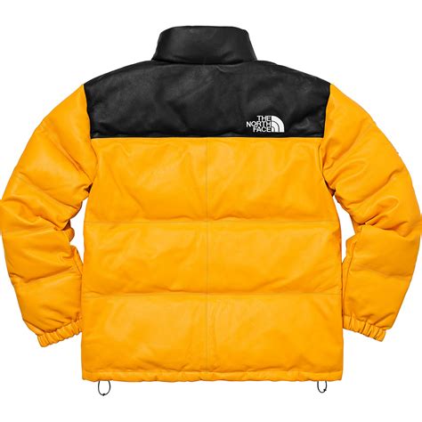 The North Face Leather Nuptse Jacket Fall Winter 2017 Supreme