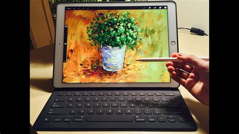 Ipad Pro Apple Pencil Procreate Painting Oil