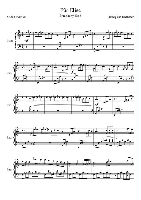 Beethoven Für Elise Sheet Music For Piano Download Free In Pdf Or Midi