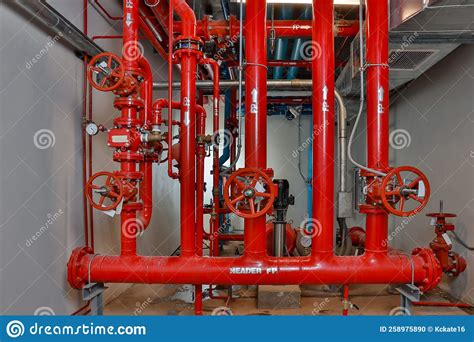 Room Fire Suppression System Installation With A Alarm Check Valve