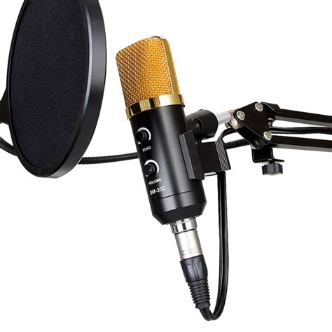 Professional Usb Cardioid Condenser Microphone 35mm Audio Studio Vocal
