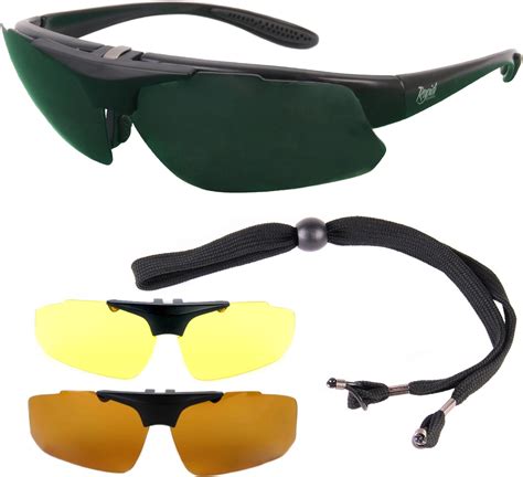 Rapid Eyewear Black Rx Polarised Golf Sunglasses Frame For Spectacle Wearers With