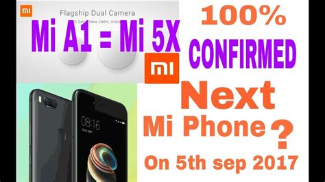New Mi A1 Mi 5x Launched In India On Today 5th Sep 2017 Full
