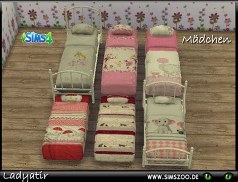 Four Small Beds And Two Smaller Beds In A Room