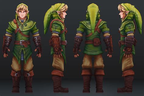 Link Zelda Model Sheet 1280×854 Dungeons And Dragons Art Character